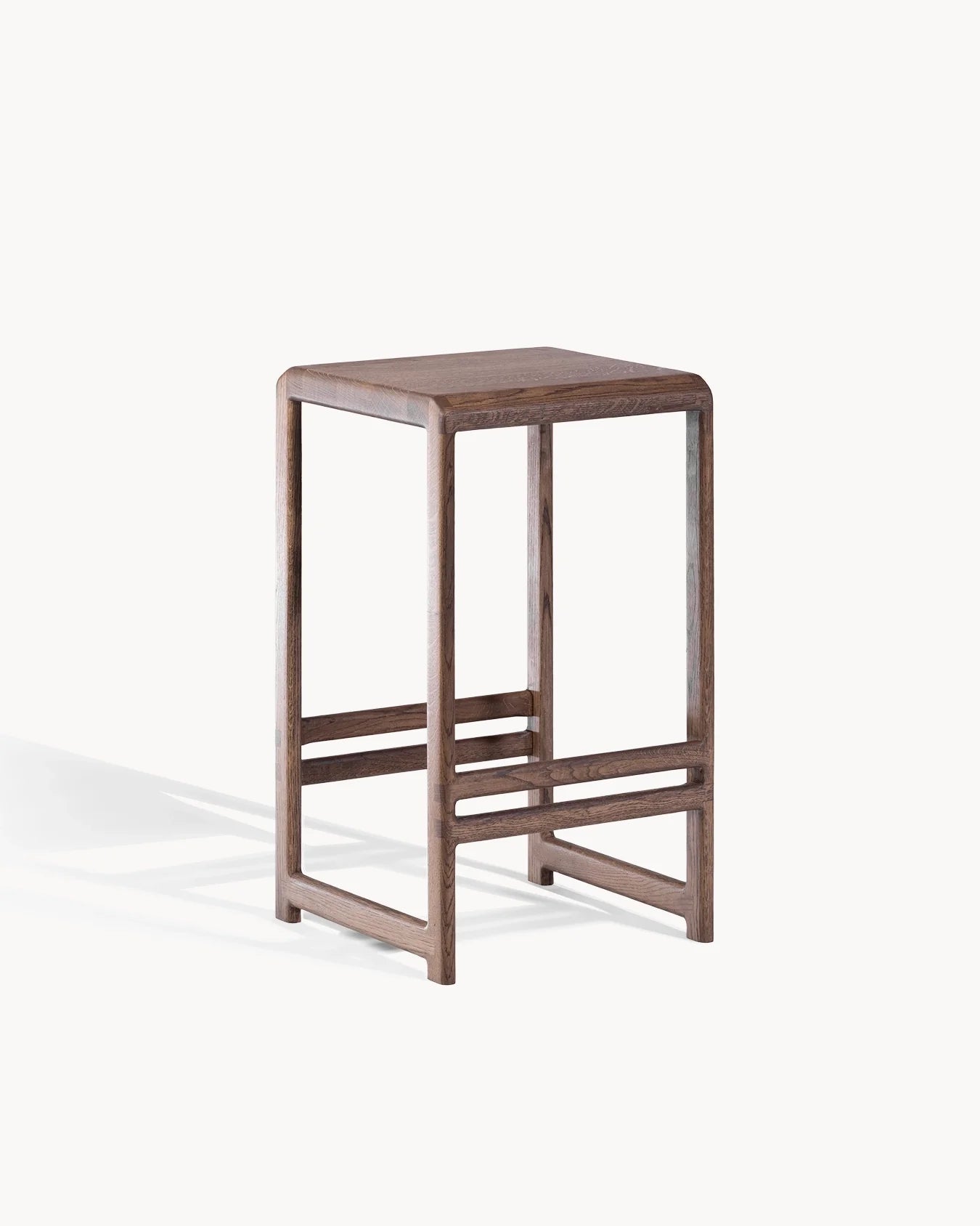 Tabouret de bar Eva - Chêne foncé